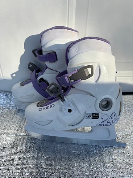 Skridskor Oxelo justerbara barn storlek 32-34