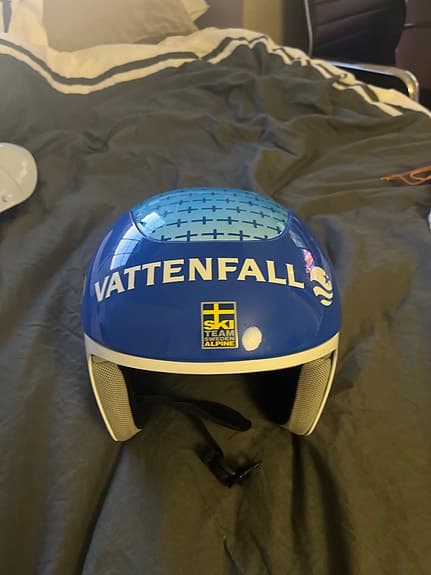 POC Skull skidhjälm XS/S blå vit