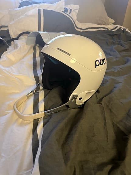 POC Skull X SPIN skidhjälm 57/58 vit