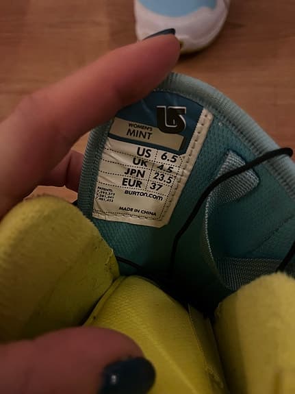 Burton Mint snowboardboots storlek 37