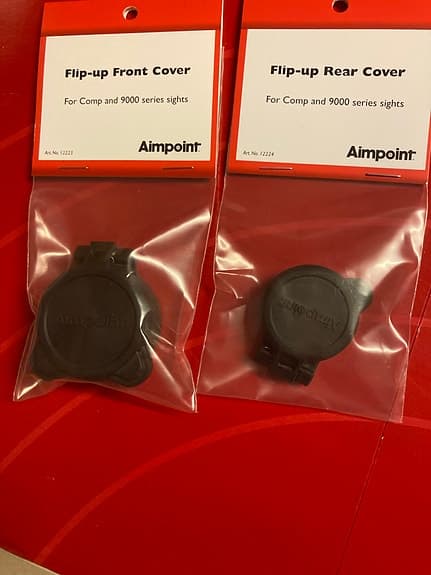 Aimpoint Flipup Front Cover och Rear Cover sikteslock svart