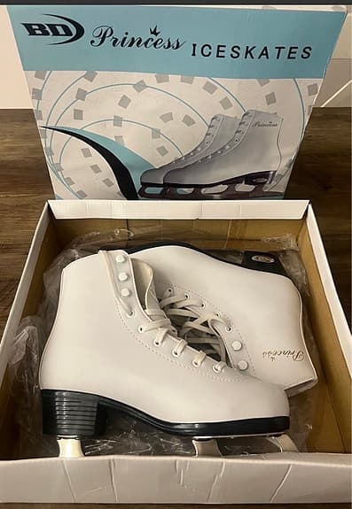 Skridskor konståkning vita storlek 36