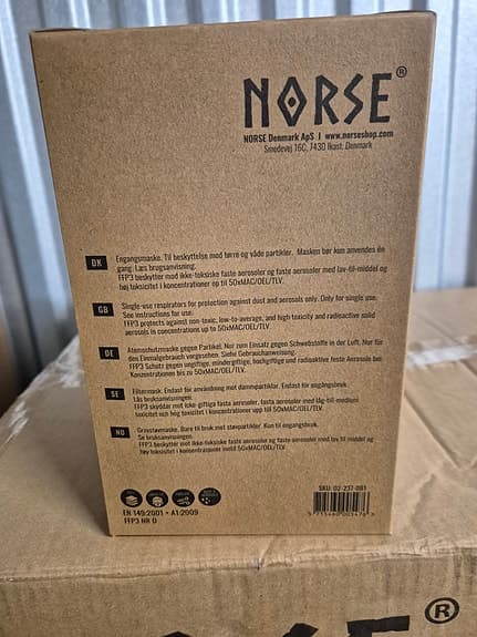 Skyddsmask FFP3, 10st