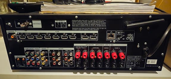 Sony STR-DN1040 7.2-kanals AV-receiver - komplett med fjärrkontroll & manual