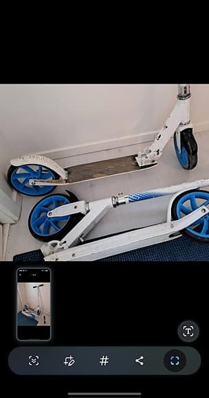 2 stk sparkcyklar