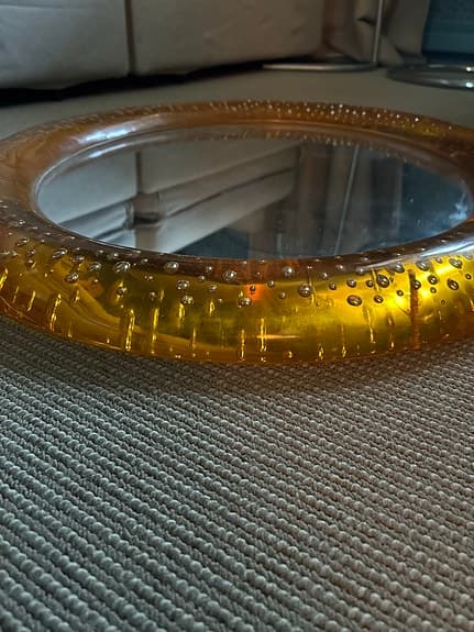 IKEA spegel vintage space age plexiglas