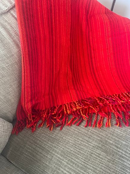 Klassisk ullpläd från Tidstrand 160 x 140 cm