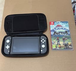 Nintendo Switch Lite (grå) med fodral