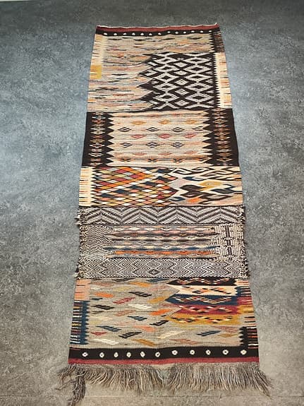 Unik äkta Berber ekologisk ull matta