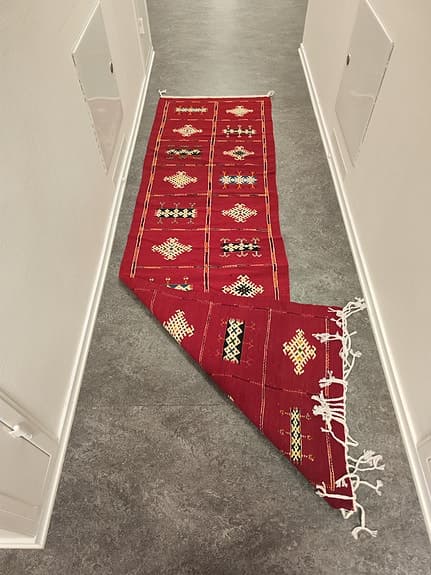 Unik äkta Marockansk Berber ekologisk ull matta