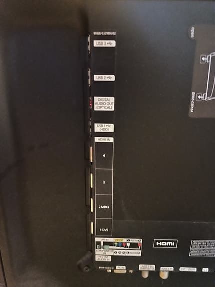 Samsung TV med streaming stick adapter