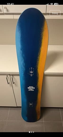 Nitro Quiver Slash snowboard blå/gul