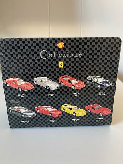 Shell Collezione Ferrari 456 GT modellbil skala 1:38 silver