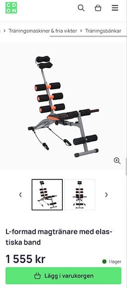 Helt ny träningsmaskin