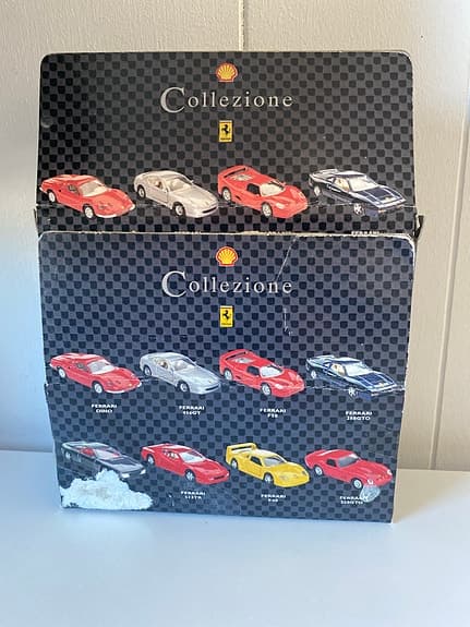Shell Collezione Ferrari modellbilar F50 och 348 TS skala 1:38