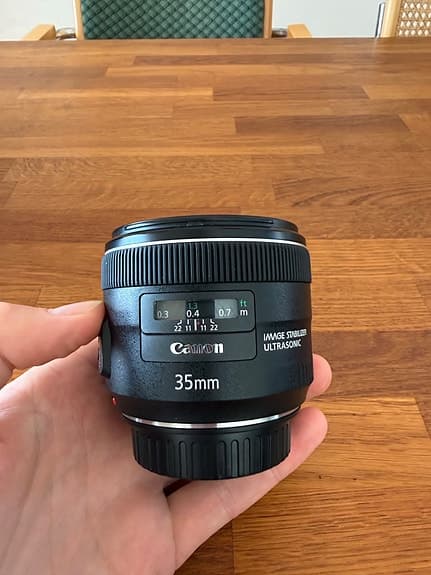 Canon EF 35mm f/2 IS USM objektiv