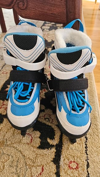 Graf skridskor barn stl 31–34 (justerbara) – nästan nya