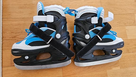 Graf skridskor barn stl 31–34 (justerbara) – nästan nya