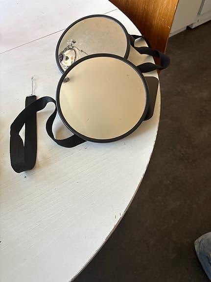 Aarikka speglar med remmar