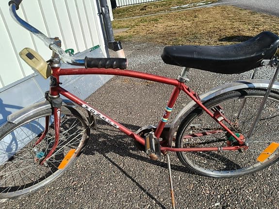 Barncykel 16" röd