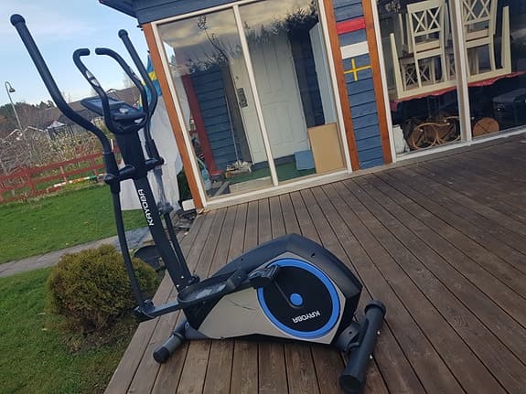 Kayoba crosstrainer med träningsdator svart