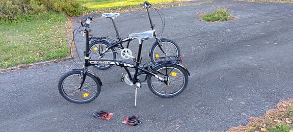 2st  Nya Minicyklar 3 fasta växlar Handbroms & Fotbroms