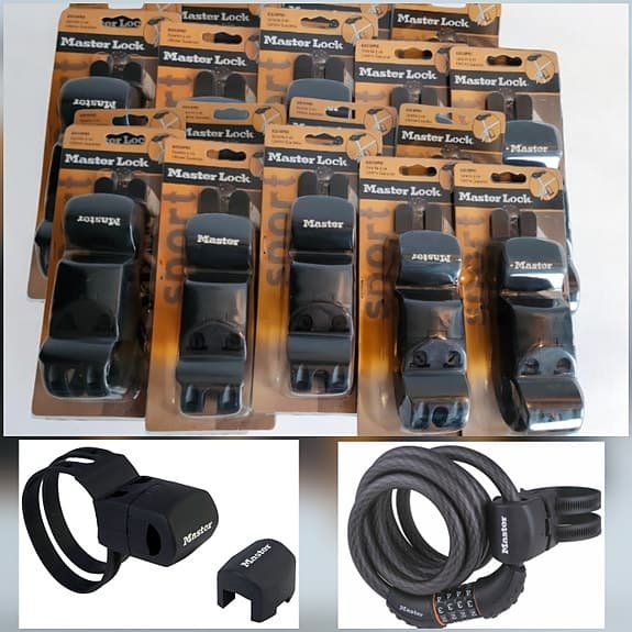 Parti 18st Master Lock 8351D cykellåshållare