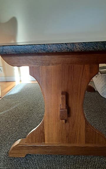Soffbord  Specialbyggt Granit / Ek