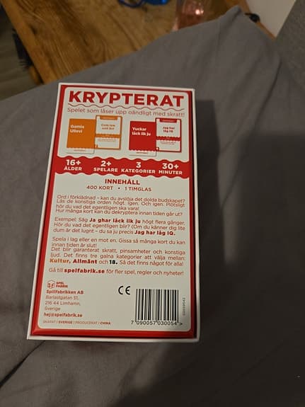 Sprillans NYTT Spel Säljes i nyskick!