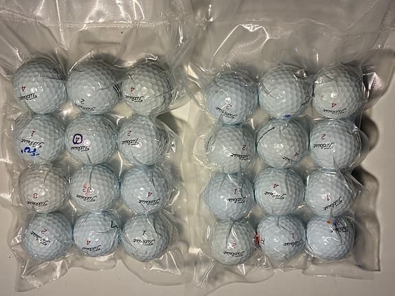 Begagnade golfbollar: top of the line