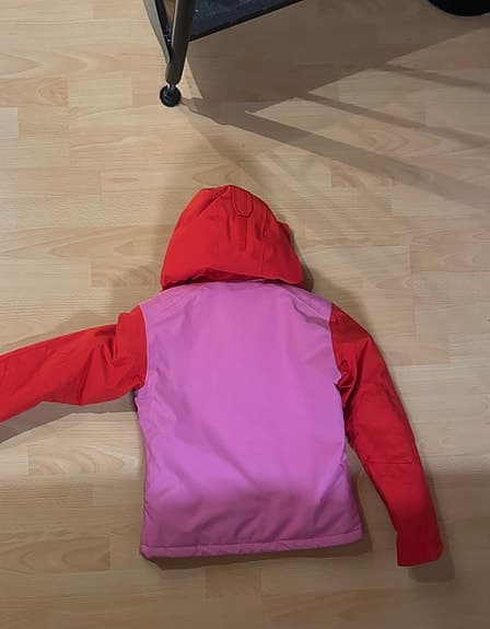 Peak Performance skidjacka röd rosa barn