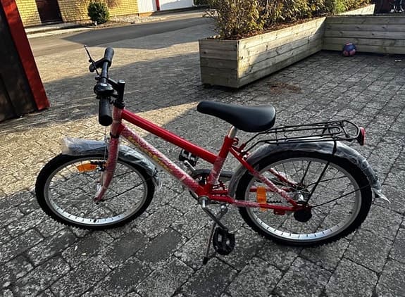 Barncykel 20 tum röd