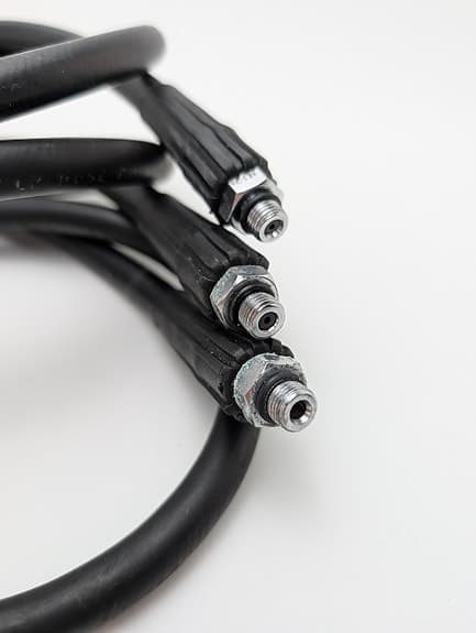 3st SI TECH LP-slangar Inflatorslangar för Dykning Torrdräkt BCD ca 85cm