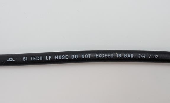 3st SI TECH LP-slangar Inflatorslangar för Dykning Torrdräkt BCD ca 85cm