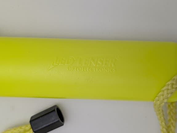 Ledlenser Frogman Dyklampa Neongul - LED Dyklykta i Rostfritt Stål - Fint Skick