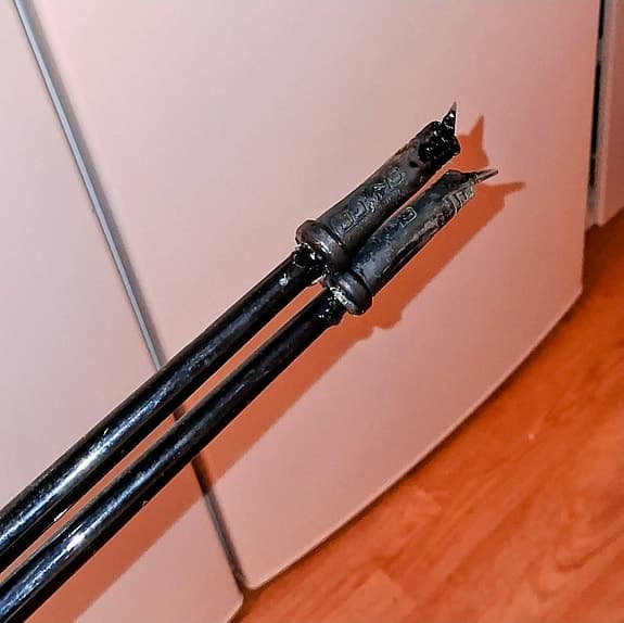 Längdskidsstavar / rullskidsstavar (rullskidsspetsar sitter på)