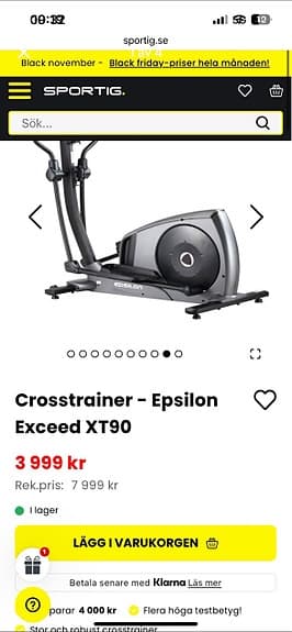 Epsilon Exceed XT90 crosstrainer