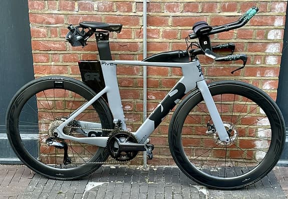 Triathlon cykel, Ultegra Di2, disc brakes