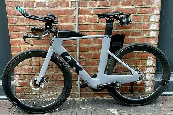 Triathlon cykel, Ultegra Di2, disc brakes
