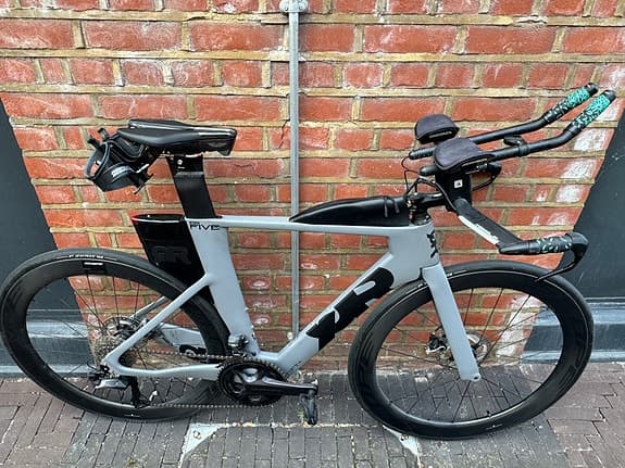 Triathlon cykel, Ultegra Di2, disc brakes