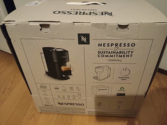 Nespresso kaffemaskin vertuo next kapselmaskin svart