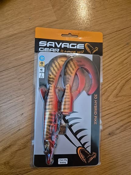 2st Savage Gear 3D Hybrid Pikes, 17cm, 47g, Slow Sinking.