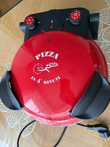 Ariete pizzaugn bänksmodell röd