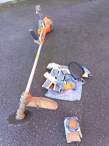 Husqvarna 345 X-series R grästrimmer bensin orange