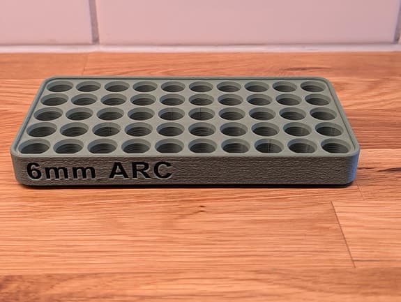 6mm ARC - laddbricka