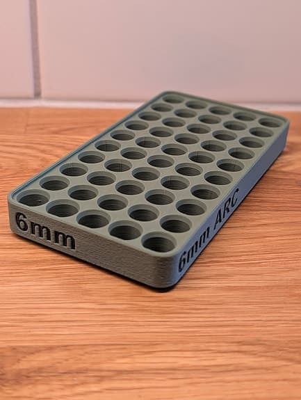 6mm ARC - laddbricka
