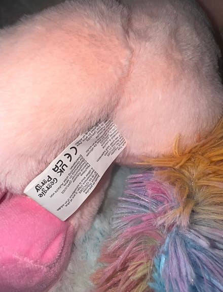 Unicorn enhörning häst gosedjur rosa mjukisdjur leksak