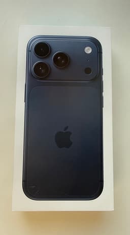 iPhone 17 Pro 256 GB Blå. Helt ny