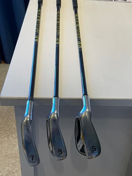 Open juniorset 3 st vänsterklubbor