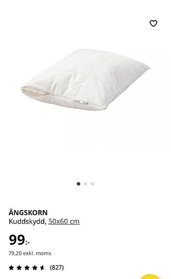 3 IKEA kudd-skydd 50x60, alla för 60. Rena! Mot kvalster. Nypris 300kr